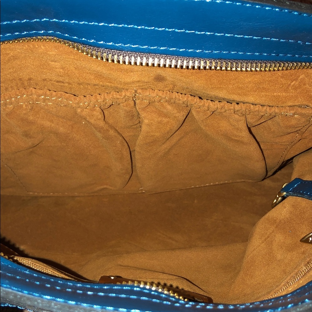 NWT-Patricia Nash-Greek Floral-Poppy Tote-Leather Tassels-Dust Bag-$249 - Picture 10 of 15